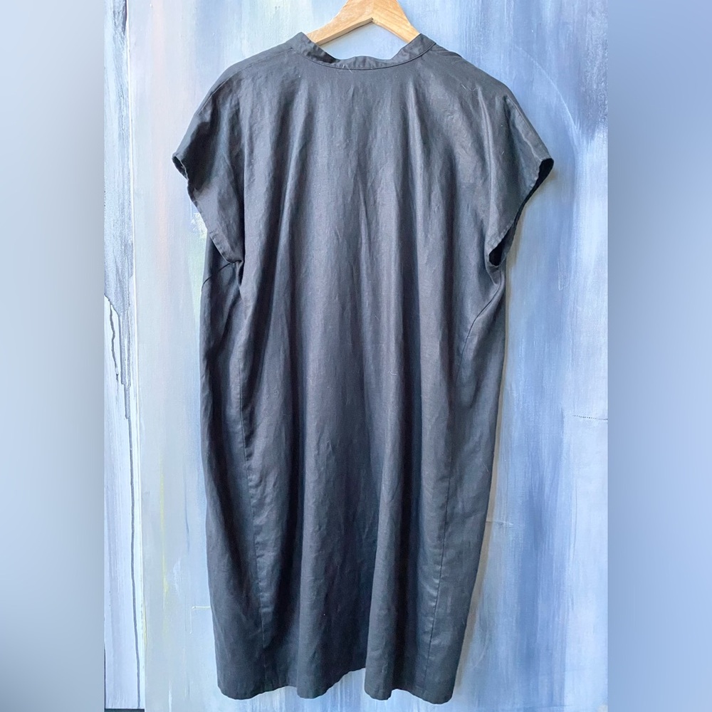 Eileen Fisher Black Mini Dress - Picture 5 of 8